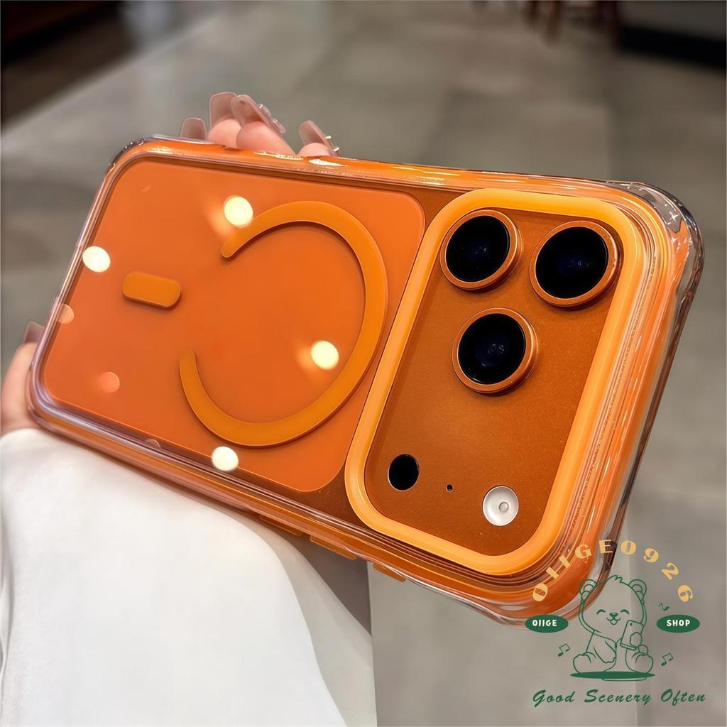 【 Ốp lưng iPhone17 】 Túi bốn góc chống rơi màu vỏ từ tính Vỏ điện thoại iphone17 Pro Max 16 cho vỏ iPhone Vỏ mềm silicon TPU chống sốc