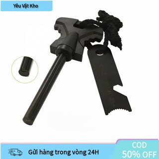 【COD】Thanh magie đánh lửa ngoài trời cao cấp, tạo tia lửa lên đến 3000°C, đốt cháy mọi loại nhiên liệu khô.
