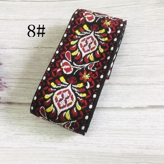 Dân Tộc Ren Jacquard Ruy Băng Totem Họa Tiết Hoa Quần Áo Túi Phụ Kiện SH-781 Chiều Rộng khoảng 5CM 4QF7