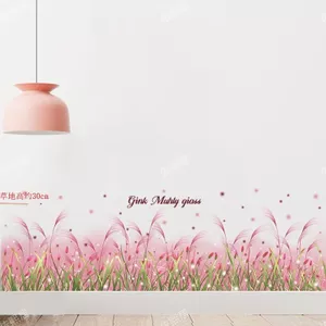 Màu Ấm Áp Đế Tự Dính Bé Gái Trang Trí Phòng Dán Chống Thấm Nước Góc Phòng Ngủ Dán Tường