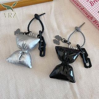 VRZ Da Cotton Đầy Nơ Móc Khóa Mặt Dây Chuyền Ngọt Nơ Móc Khóa Mặt Dây Chuyền Đa Năng Thời Trang Bapa Phụ Kiện Trang Trí HOT