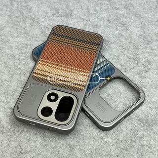 Ốp Điện Thoại Cho One Plus 15 Khâu Họa Tiết Kevlar Mờ Từ Tính Lỗ Lớn Chống Sốc Cứng