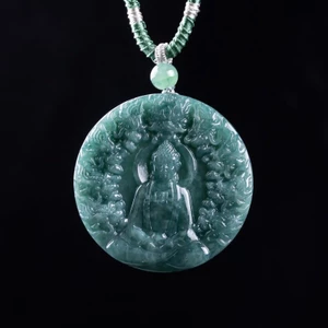 Hàng hóa Mặt dây chuyền Guanyin Ice Blue Water Cửu Long, Vòng cổ sang trọng thời trang tinh tế