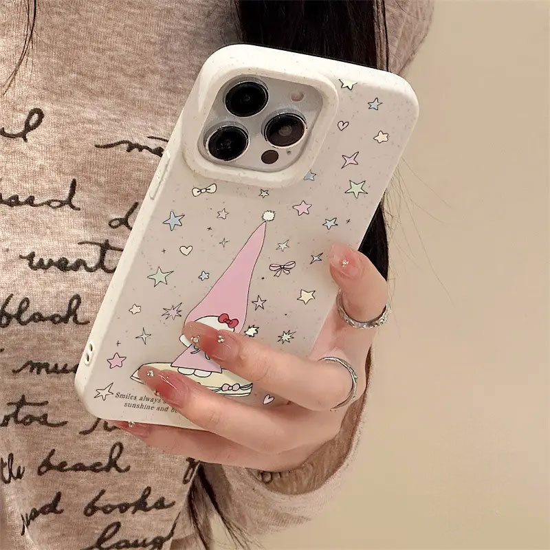 Ốp Hello Kitty Ngôi Sao Màu Sắc Cho iPhone 11-17 Pro Max