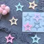 HFTOY DIY Hollow Pentagram Chocolate Khuôn Silicon, Trang Trí Bánh Đường, Khuôn Keo Nhỏ Giọt Handmade, Quà Tặng Thủ Công ~