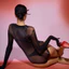 Liền mạch Oily Silky Sling High-Forked Body Đồ Bơi Quần Gợi Cảm Vớ Bộ Kích Thước Lớn Mỡ
