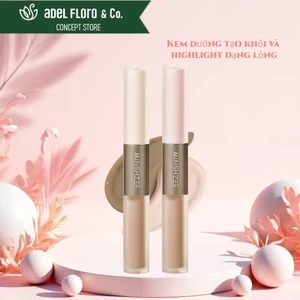 【Adel Floro &Co.】Bút Định Hình Khuôn Mặt 2in1 | Tạo khối & Highlight tự nhiên, Dạng lỏng mịn,Nhỏ gọn