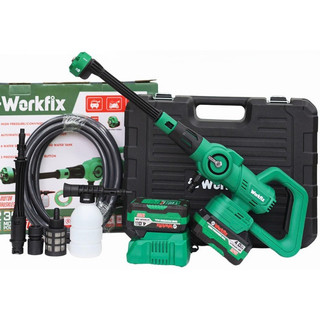 Máy Rửa Xe Không Dây WORKFIX WF-PW3825BL, 3 Mức Chỉnh Tốc Đô - Không Chổi Than