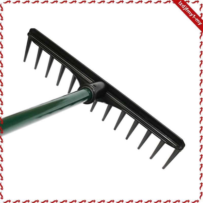 Leipupa Golf Club Grip Rake Bunkers Course Garden Lawn Organizing Rake Head 35x8cm