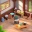 Micro Phong Cảnh Sáng Tạo Hoài Cổ Mẫu Nhà Búp Bê Trang Trí Mini DIY
