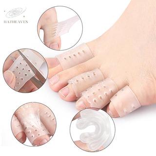 [hatheaven] 2 Miếng Gel Silicon Bảo Vệ Ngón Chân, Ngăn Vỉ, Chống Rơi, Thoáng Khí, Dụng Cụ Chăm Sóc Móng Chân Đẹp