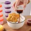 TRTR 4 35ml Salad Hộp Đựng Để Đi Nhựa Xoắn Top Sốt Gia Vị Hộp Đựng Có Nắp Hộp Cơm Trưa Phụ Kiện VN