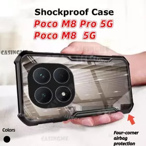 Poco M8 Pro 5G Poco X8 2026 Ốp Điện Thoại AirBag Trong Suốt Cho Poco M8s Poco M8 Pro M8Pro PocoM8Pro 4G 5G 2026 Ốp Lưng Chống Sốc Trong Suốt Ốp Lưng Cứng