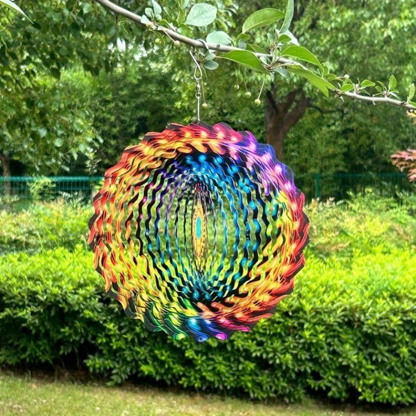 CIFbuy Kim Loại Gió Spinner Mandala Ác Mắt Quà Tặng Cho Nữ Ngoài Trời Trong Nhà Trang Trí Sân Vườn Giáng Sinh Treo Trang Trí