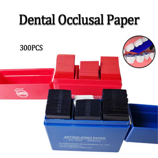 Nha Khoa Oclusal Giấy Dentista Xanh Đỏ Hai Mặt Cắn Dải Nha Sĩ Răng Miệng Chăm Sóc Răng Làm Trắng