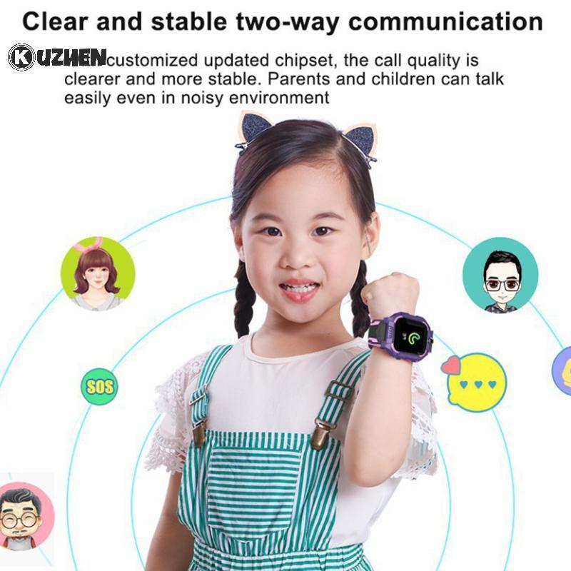 Đồng hồ thông minh trẻ em KUZHEN Đồng hồ thông minh bé trai Đồng hồ trẻ em 4-12 tuổi Trò chơi học tập trí thông minh Camera Micro Chat Al HOT
