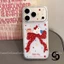Ốp Lưng Cho IPhone 17AIR 17 16 11 13 15 14 12 Pro Max 16 15 7 8 14 Plus X XR Max Bìa mềm hoạt hình có nơ Kitty