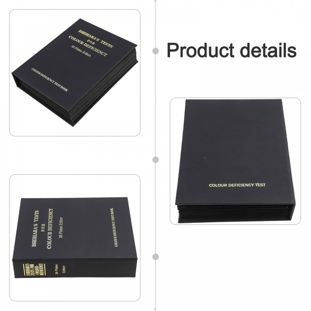 38 Plate Ishihara Color Vision Test Book for Assessing Color Perception ...