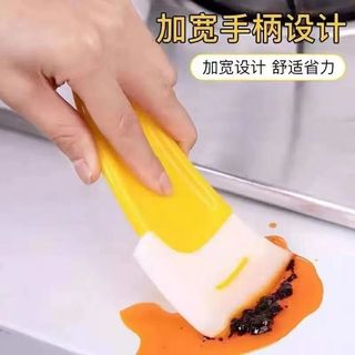 Nhà Bếp Silicon Thìa Dầu Vết Bẩn Làm Sạch Thìa Nồi Món Ăn Vết Bẩn Vệ Sinh Trợ Giúp Thìa Nhỏ CJFN