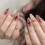 Rõ Ràng Khỏa Thân Hạnh Nhân Móng Tay Giả Với Rắn In Hình Ngọt Ngào & Quyến Rũ Có Thể Tái Sử Dụng Móng Tay Giả Cho Hot Girl Dress Matching