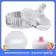 Bộ phấn và hộp đựng bột cơ thể, bột chống bụi cho phụ nữ Hộp đựng bột dạng lỏng cho bé và đồ trang điểm khô ướt