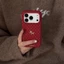 Ốp điện thoại hình ngựa chấm bi màu trắng 3D DIY dễ thương cho iPhone 17 16 15 14 13 12 11 Pro Max X Xr Xs Max 7 8 Plus SE2020
