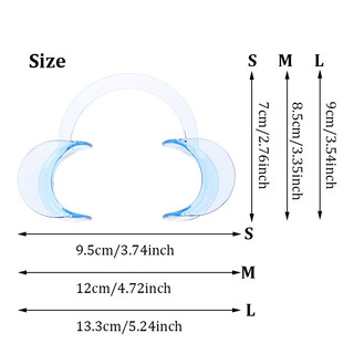 Nha Khoa Hình Chữ C Cheek Retractor Môi Dụng Cụ Mở Miệng Intraoral Nha Sĩ Chỉnh Nha Dụng Cụ Làm Trắng Răng Trong Suốt