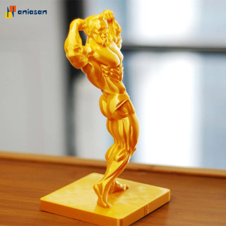 (aniasan) Điêu Khắc Cơ Nghệ Thuật Mảnh Cơ Bắp Người Trang Trí 3d In Hình Người Cơ Vàng – Hình Hài Hước Nam Để Bàn Điêu Khắc Tập Thể Dục Trang Trí Cho Những Người Yêu Tập Gym