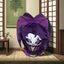 PS1 The Freak Circus Jester Plushie Otome Game Ngoại Vi Màu Tím Cotton Sang Trọng Túi Búp Bê Charm SP1