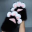 NORDICLIFE 1 Găng Tay Cosplay Mèo, Găng Tay Móng Vuốt Mèo Dày Sang Trọng, Hoạt Hình Động Vật Squeaking Cosplay Găng Tay Đạo Cụ