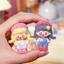 Yoo Flocking Doll Bảng điều khiển ô tô Bảng điều khiển trung tâm Vị trí máy tính để bàn Hình trang trí