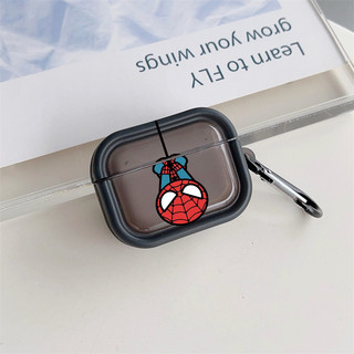 Vỏ chống rơi người nhện dễ thương cho AirPods 2 3 4 S PRO PRO PRO2 PRO3 Vỏ nhựa TPU mềm JTEJ