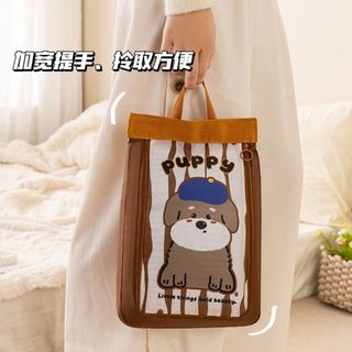 Túi Đựng Giày Dễ Thương Kinh Doanh Du Lịch Giày Túi Bảo Quản Hành Lý Di Động Di Động Chống Bụi Hai Lớp Túi Đựng Giày Dung Tích Lớn
