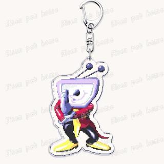 Cute Game Deltarune Spamton Tenna Baby Meme Keychains for Accessories Bag Key Chain Ring Gifts Gamer Friends Gaming