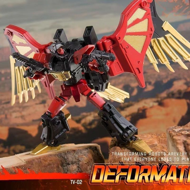 Hàng sẵn có TV-02 Dapeng Male Eagle Đồ chơi biến hình quy mô nhỏ King Kong Robot mô hình Chongyunxiao Fit Series