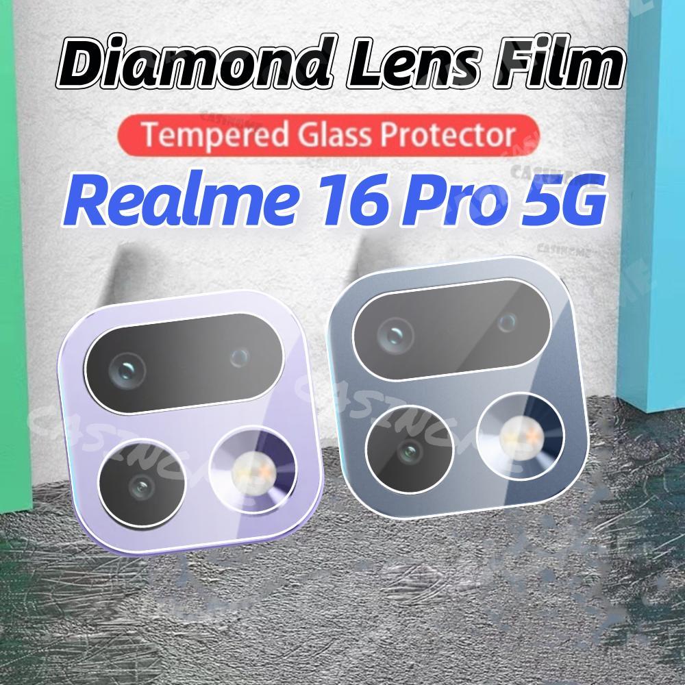 Bảo vệ ống kính máy ảnh 3D Realme 16 Pro 5G 2026 cho Realme 16 Realme16 16Pro 16x 16T Pro Plus + 4G 5G 2026 Kính cường lực trong suốt Bảo vệ camera sau