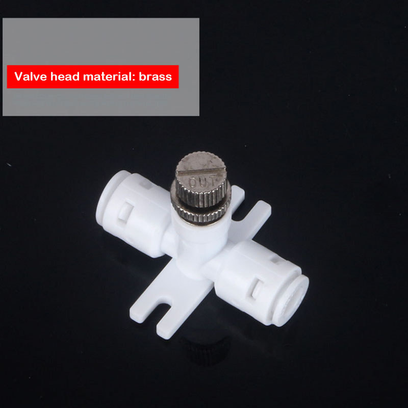 1 / 4 "Ống Thẩm thấu ngược RO Lưu lượng nước Điều chỉnh Van Điều chỉnh Lưu lượng nước Van Kết nối Lắp Bộ điều khiển tốc độ nước