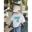 ngắn cotton phong cách bé trai nhỏ-medium Áo Thun Hàn