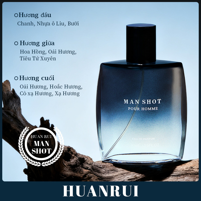 ✨Chỉ còn 17 con!✨[Man Shot]Nước hoa UK Luxury 90ml Nước hoa gỗ Mùi hương lâu trôi Nước Hoa Nam