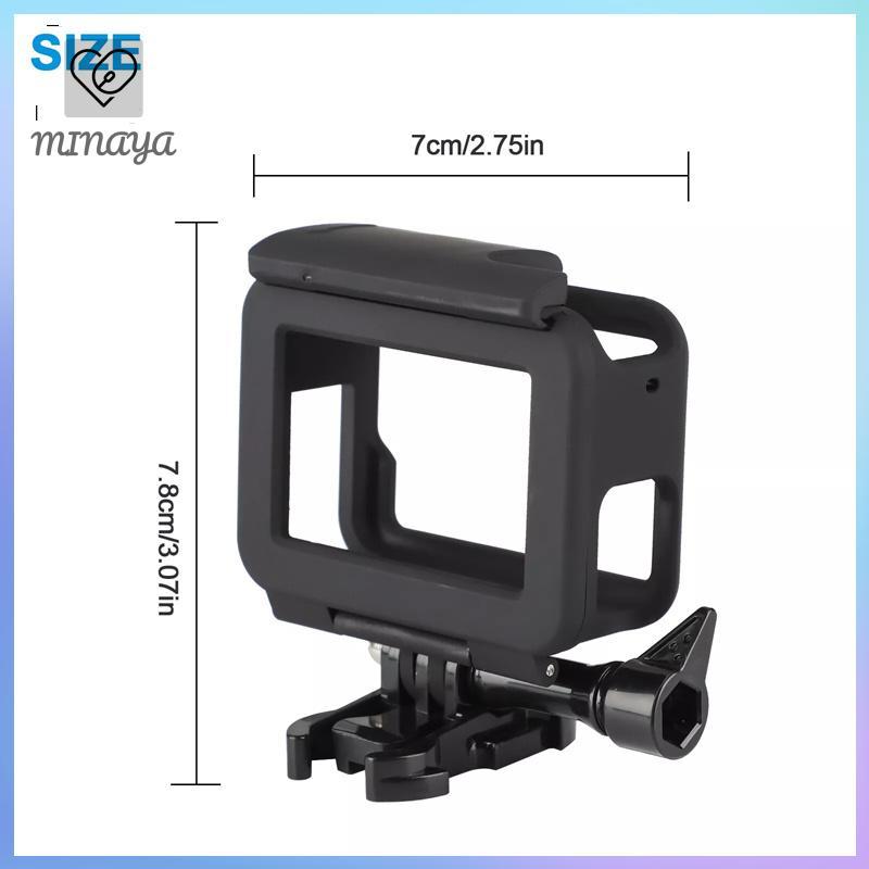 [MINAYA] Ốp Khung Bảo Vệ Cho GoPro Hero 7 6 5 Bla Camera Hành Động Vỏ Máy Quay Vỏ Gắn Phụ Kiện Máy Ảnh VN