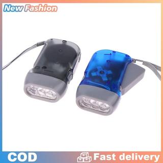 Led tay nhấn Dynamo Crank điện gió lên đèn pin mini tự tạo ra ngọn đuốc cắm trại Đèn Ngoài Trời nhà Nguồn cung cấp