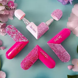 Springevenstar Chai Nước Hoa Du Lịch 2in1 Di Động 5Ml + 5Ml Hình Trái Tim Có Thể Đổ Lại Atomizer Hai Đầu ABS Mini Hương Thơm Dispenser Springevenstar