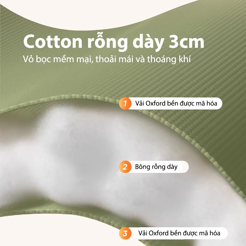 ghế gấp gọn Được nhồi bằng cotton 3cm, thoải mái và mềm mại, Tựa lưng có thể điều chỉnh，Tải trọng 150kg
