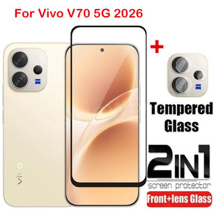 Bảo Vệ Màn Hình Cho Vivo V70 5G V70 Lite Elite FE 5G 4G 2026 Full Cover Kính Cường Lực Trong Suốt HD Bảo Vệ Chống Trầy Xước Phim