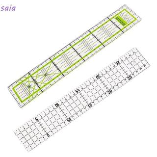 Thước quilting SAIA acrylic mark cho dự án chăn bông và cắt vải đa kích cỡ