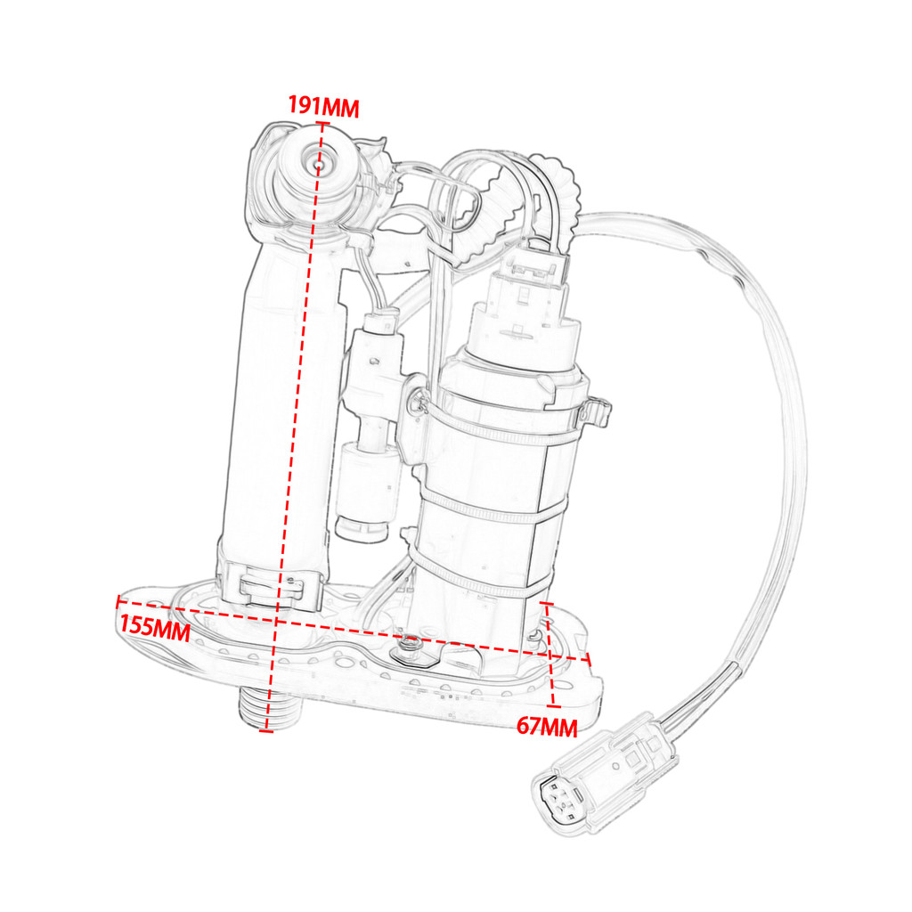 Dành Cho Harley Davidson Iron Sportster 883 1200 Roadster Bốn Mươi Tám Bảy Mươi Hai 28177541-06 75268-07F 75305-07A Phụ kiện xe máy Bơm nhiên liệu lắp ráp bơm nhiên liệu