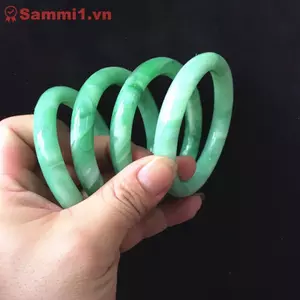 ZK Vòng Tay Giả Ngọc Xanh Phong Cách Vintage - Trang Sức Quà Tặng Cho Nữ