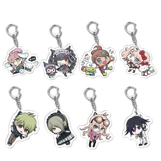 32 Styles Danganronpa V3 Acrylic Keychain Cute Anime Figure Pendant Key Ring Fashion Bag Charm Accessories for