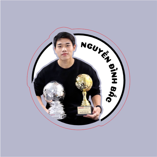 Giá đỡ điện thoại popsocket Nguyễn Đình Bắc cầu thủ bóng đá việt nam fan
