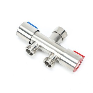 【COD】Van chia nước đa năng inox 304 phi 20mm, sử dụng cho vòi rửa sân, nhà tắm, giường gội, bền bỉ theo thời gian.